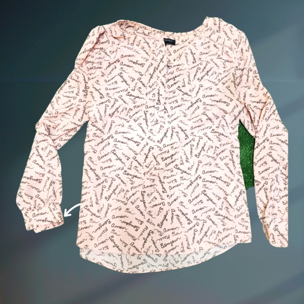 Pink Salmon Banana Republic Shirt